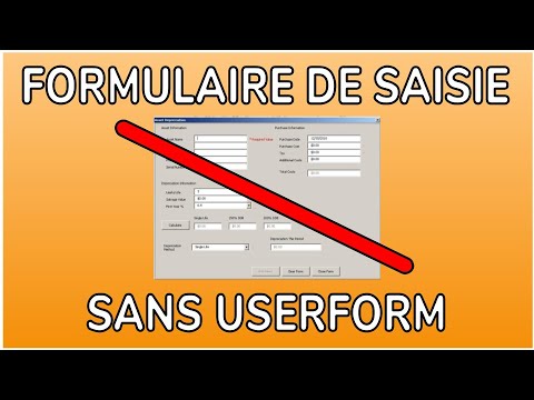 CRÉER UN FORMULAIRE DE SAISIE SANS USERFORM - DOCTEUR EXCEL