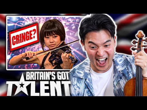 CRINGE or COOL? Pro Violinist Reacts to Britainโs Got Talent ๐ฌ๐ง
