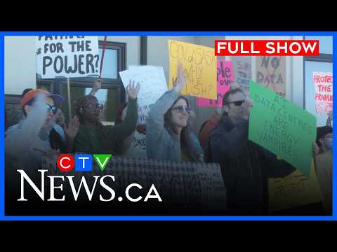 Protesters rally against AI data centre | CTV News Regina at Six April 21, 2026