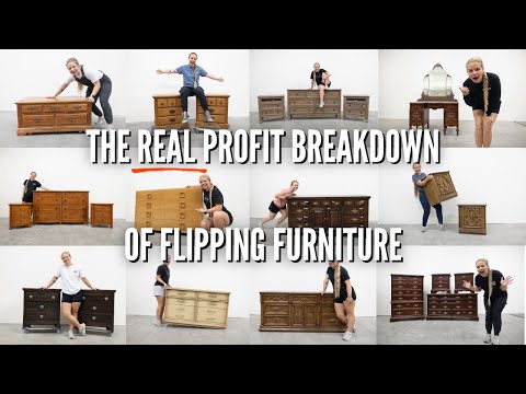 What Furniture Flipping ACTUALLY Pays Me 🤑🤑