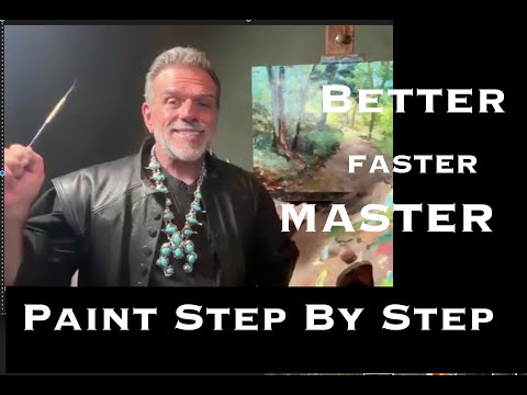 Painting Step By Step with painting secrets revealed, Master artist Stefan Baumann, shows you how!