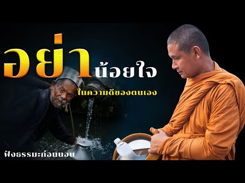 อย่าน้อยใจในความดีของตนเอง ฟังธรรมะก่อนนอน