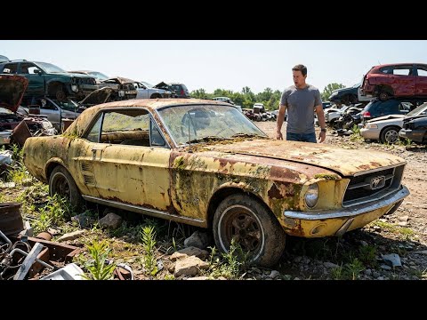 Asmr Car Restoration! Full Restoration of a Ford Mustang 1967 from Total Disrepair to Looking New