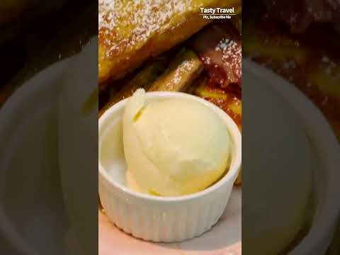 최고의 프렌치 토스트, 베이컨 토스트, 바닐라빈과 아이스크림의 환상적인 조합, Amazing  French Toast, Egg toast, Bacon toast, Ice cream