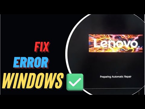 HOW TO FIX LENOVO LAPTOP ERROR AUTOMATIC REPAIR WINDOWS 10