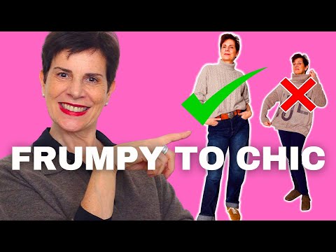 See How These Outfits Go From Frumpy to Chic! Women Over 50