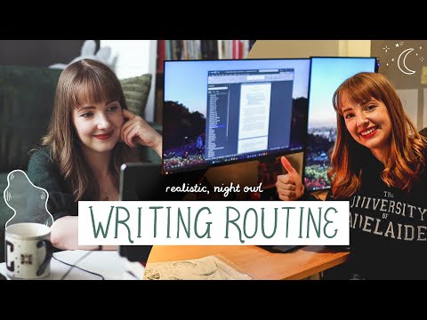 how I write AND work a busy job 🖊️ my realistic writing routine