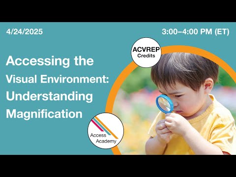 Accessing the Visual Environment: Understanding Magnification