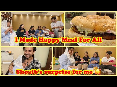 My Recipe for Veggie Burger |French Fries|  Oreo Milkshake |I Got A Surprise Gift | Dipika ki Duniya