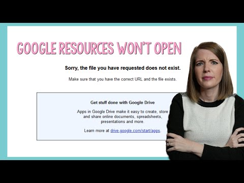 HELP! My GOOGLE DRIVE resource WON'T OPEN! -- Google Drive troubleshooting tips and tricks