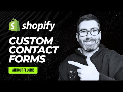 How to build custom Shopify contact forms without apps!