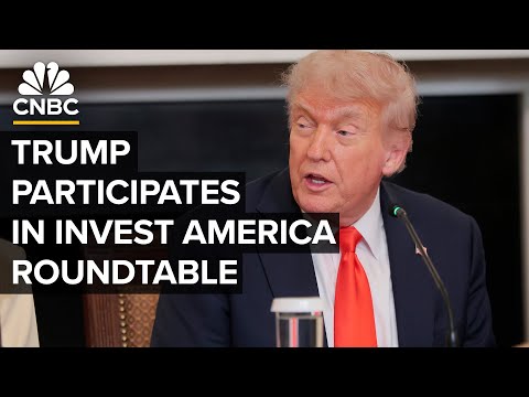 President Trump participates in Invest America Roundtable — 6/9/25