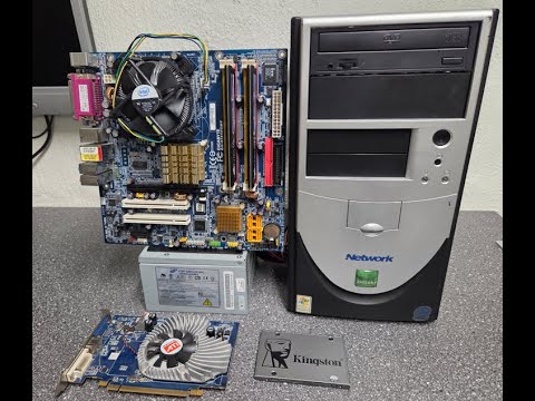 Pentium 4, ATI Radeon x1650 Pro, Windows XP and retro games.