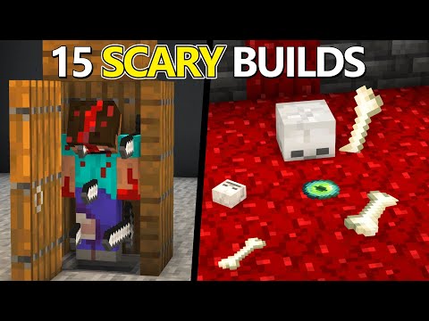 Creating SCARY HORROR World in Minecraft | 15+ Build Hacks
