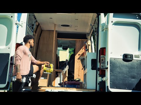 Building a Living Space in a Van For a Subscriber (Pt. 1)