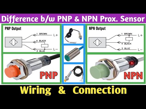 Difference between PNP & NPN Proximity Sensors । How to identify DC 3 Wire Sensor NPN or PNP.