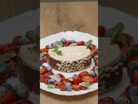 Better than Little Debbie? 🍫 The Ultimate Buttercream Roll 🤤 #cooking