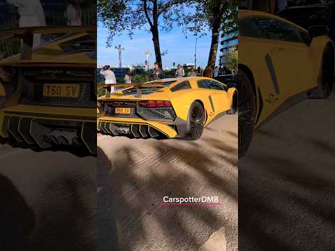 Lamborghini Aventador SV 6.5L V12 Engine #supercar #lamborghini #carspotting