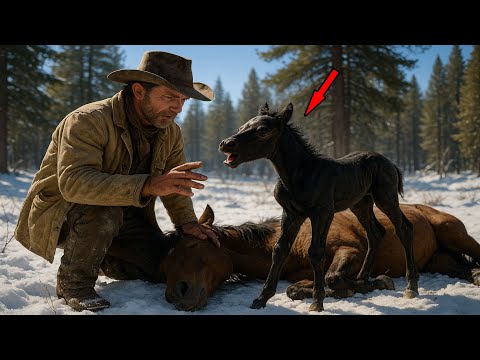 Cowboy Found a Foal Crying Beside Its Dead Mother — What Happened Next Changed Both Their Lives