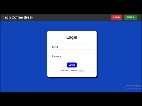 Login Form using MERN Stack | Login Form with MongoDB, Express JS, React JS and Node JS