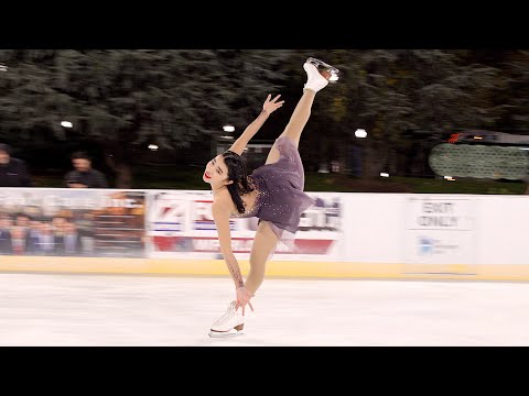 Karen Chen performs to Marian Hill, Whitney Houston at the 2022 Providence Tree Lighting (13 of 16)