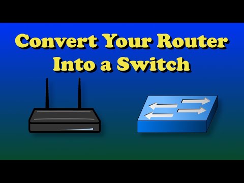 Convert a Router Into a Network Switch