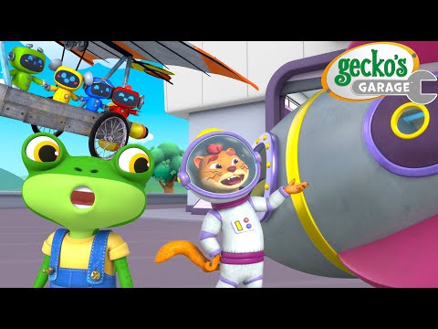 Weasel's Rocket Race! ๐ | Gecko's Garage ๐ | Cartoons For Kids | Toddler Fun Learning