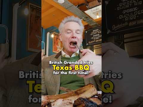 British Grandad tries Texas BBQ for the first time!