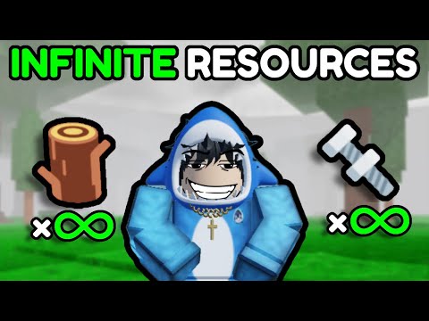 Roblox 99 Nights but I have INFINITE RESOURCES?!