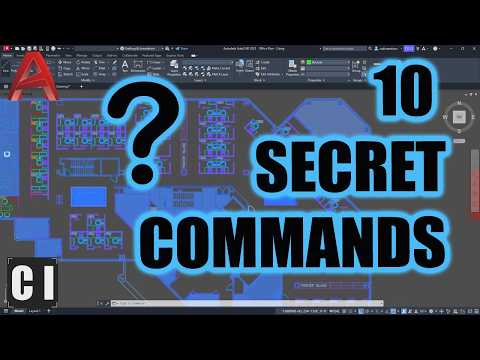 10 Unknown AutoCAD Commands You’re Not Using (But Should Be)!