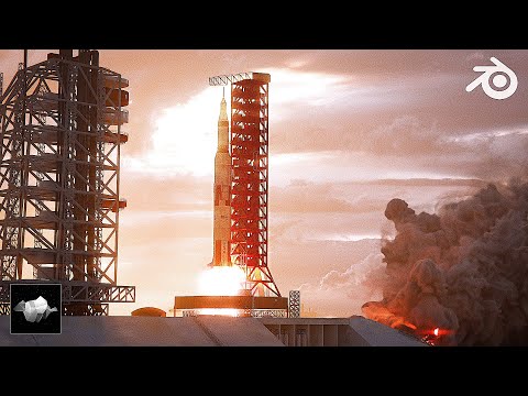 How I Animated This Rocket Launch in Blender