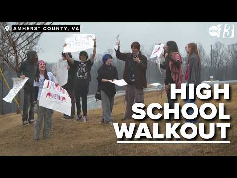 High school students walk out in protest of ICE, call for immigration changes