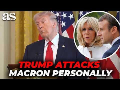 Trump MOCKS Macron again with BIZARRE COMMENT about his wife