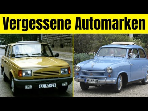 8 German car brands that have disappeared!