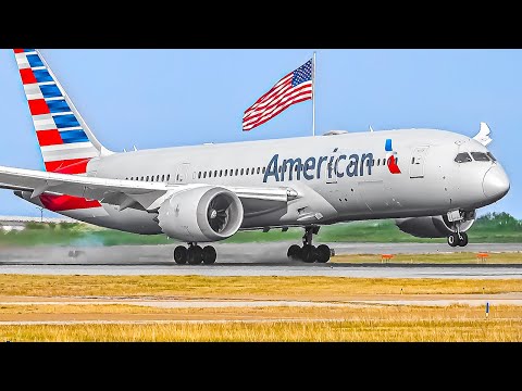 60 MINS of Plane Watching at Dallas Fort Worth Airport πΊπΈ