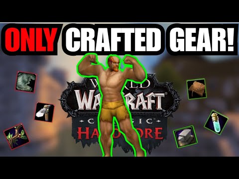 Surviving With ONLY Crafted Gear (Ep 1 Hardcore CraftedLocked)