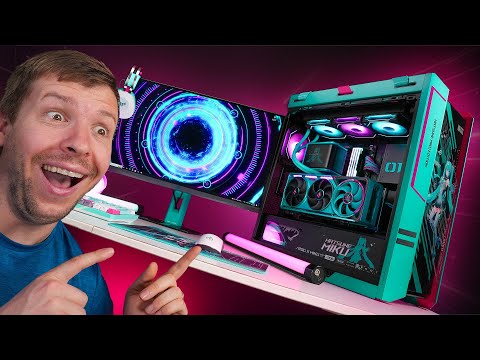 Building ROG Hatsune Miku GAMING PC Setup! AMD Ryzen 9 + RTX 5080