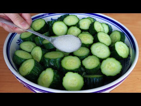 Pickled Cucumbers: Avoid Salting to Draw Water—Chef's Secret for Crunchy Flavor! 腌黄瓜别用盐杀水！大厨教你正确做法好吃