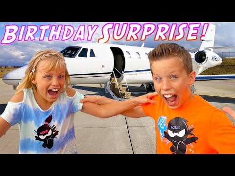 Paxton and Payton Twin Birthday SURPRISE!!