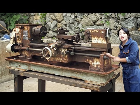 天才女孩帮粉丝修废旧机器！零件损坏严重，不到一周时间动力如初！A talented girl repairs old machines!