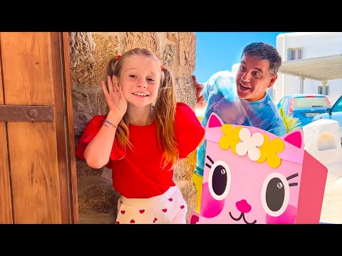 Nastya y papá de vacaciones, cuentos de verano para niños.