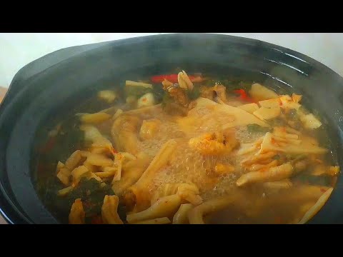 廣西人做的超值美食!30塊錢一大鍋,吃飽了才是真的! #美食 #家常菜 #营养汤 #春季食谱 #素菜