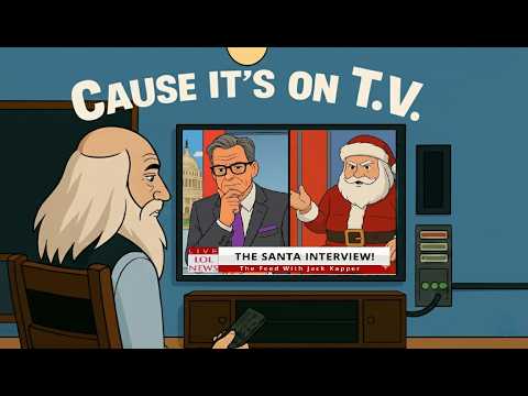 Santa Clause last interview before being assassinated by Ted Buttfeld on Faux News #CauseItsOnTV