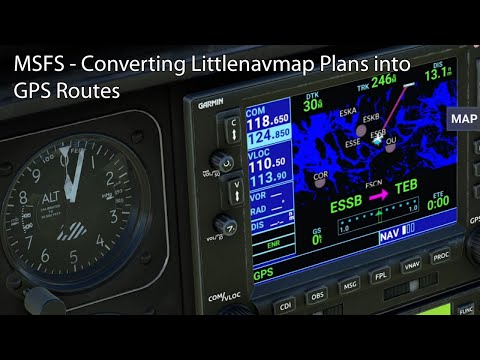 MSFS - Converting Littlenavmap Plans into GPS Routes