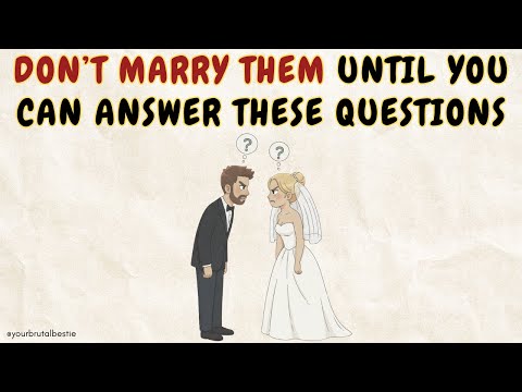 How to Know If You Should Marry Them (The Brutal Checklist Most People Ignore)