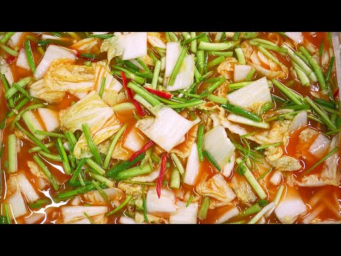 [알배기 나박물김치] 시원한 청량감 처음부터 끝까지 시원하고 맛있어요 | Nabak Kimchi (Water Kimchi)