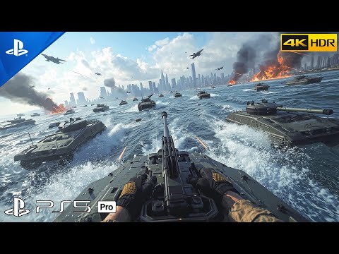 (PS5) Battlefield 6 INSANE Beach Raid Mission | Ultra Realistic Graphics Gameplay [ 4K 60FPS HDR ]