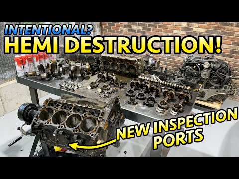 DESTRUCTION! 200K Mile 5.7L HEMI Charger Engine RUINED ON PURPOSE? Comprehensive Teardown!