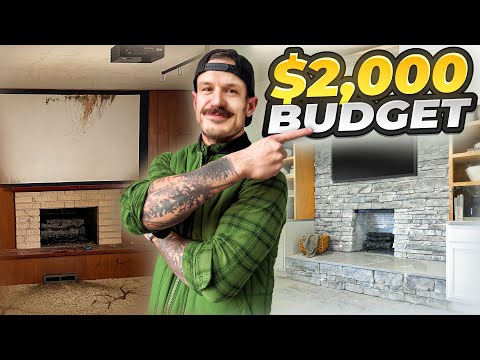 How To Transform an old Fireplace On a Budget