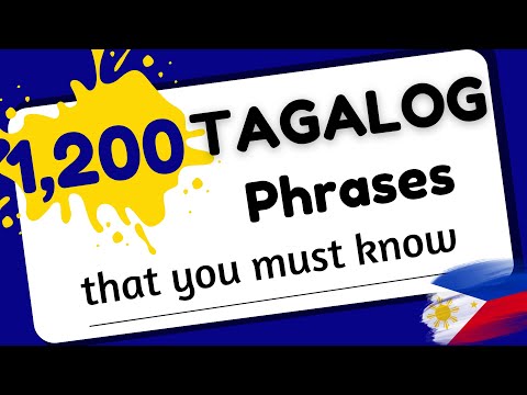 1200 Essential Tagalog Phrases for Everyday Use (With English Translations) | Learn Filipino Fast